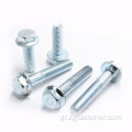 DIN6921 Blue White Zinc Hexagon Bolt με φλάντζα